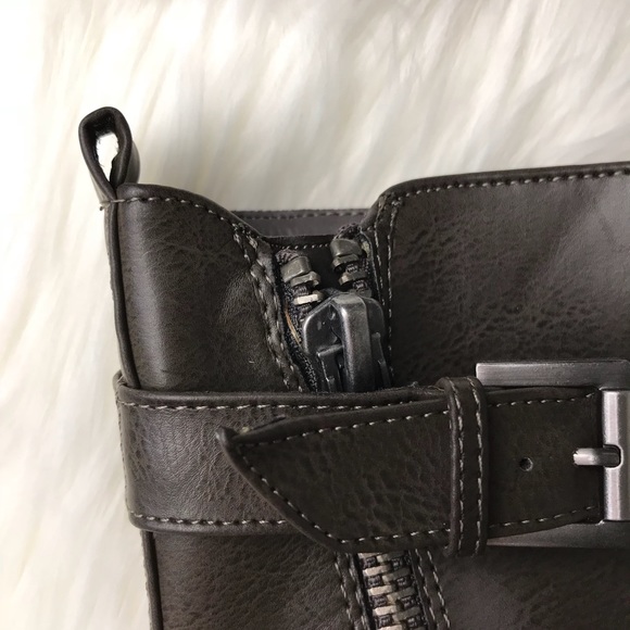 Bass | Woman’s Marcie Brown Buckle and Zipper Boot - Picture 5 of 8